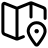 Icône de carte routière